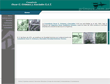 Tablet Screenshot of grimaux.com.ar